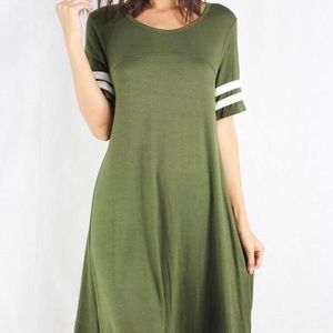 COPY - FOOTBALL RAGLAN DRESS